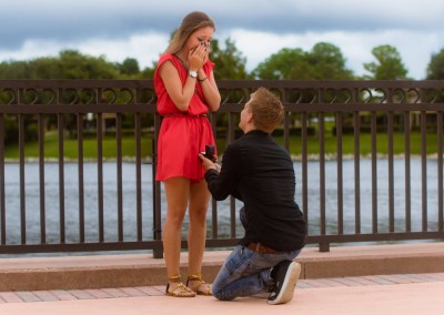 Orlando Surprise Marriage Proposal Photographer