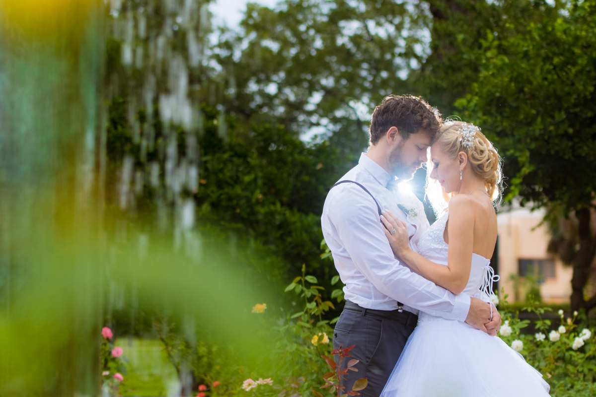 Orlando Wedding Photographer Rose Garden Winter Park