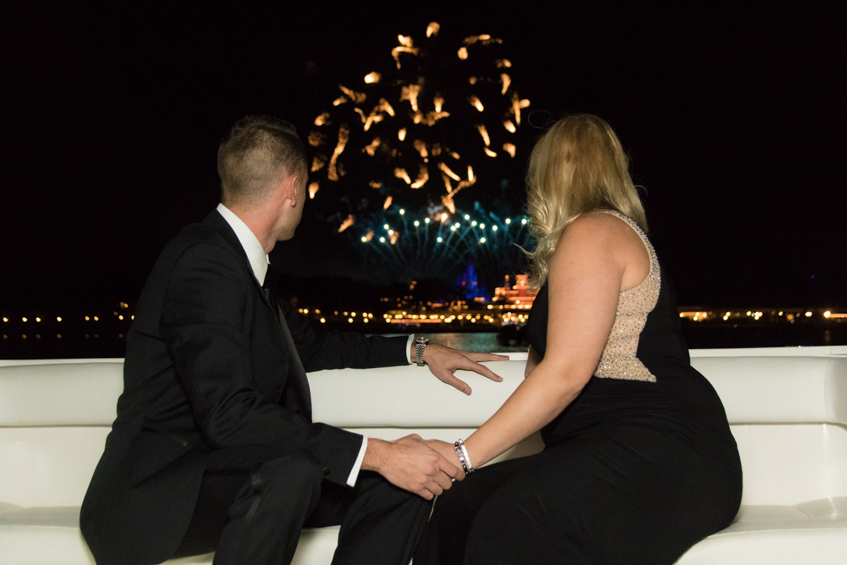 Disney Yacht Fireworks Marriage Proposal