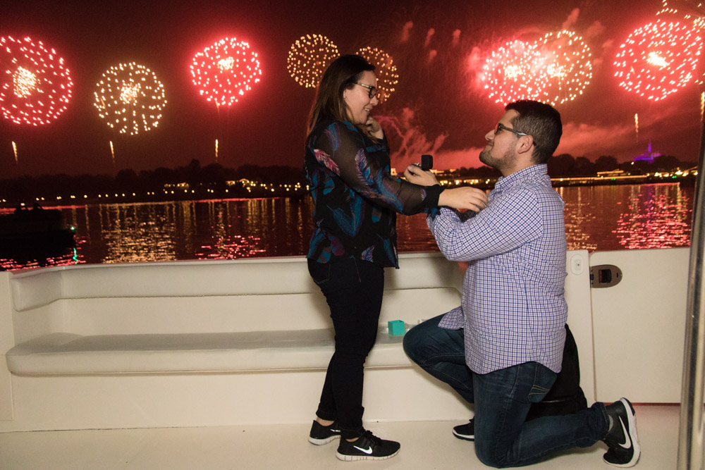 Disney Fireworks Marriage Proposal 