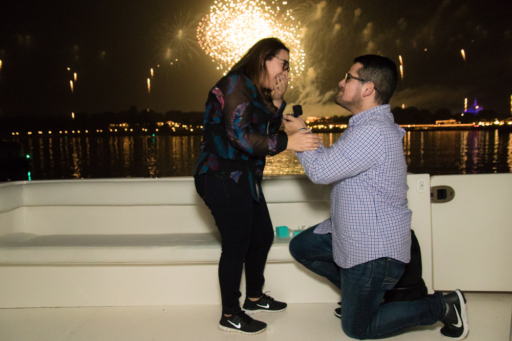 Disney Fireworks Marriage Proposal 
