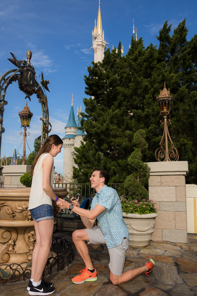Magic Kingdom marriage proposal