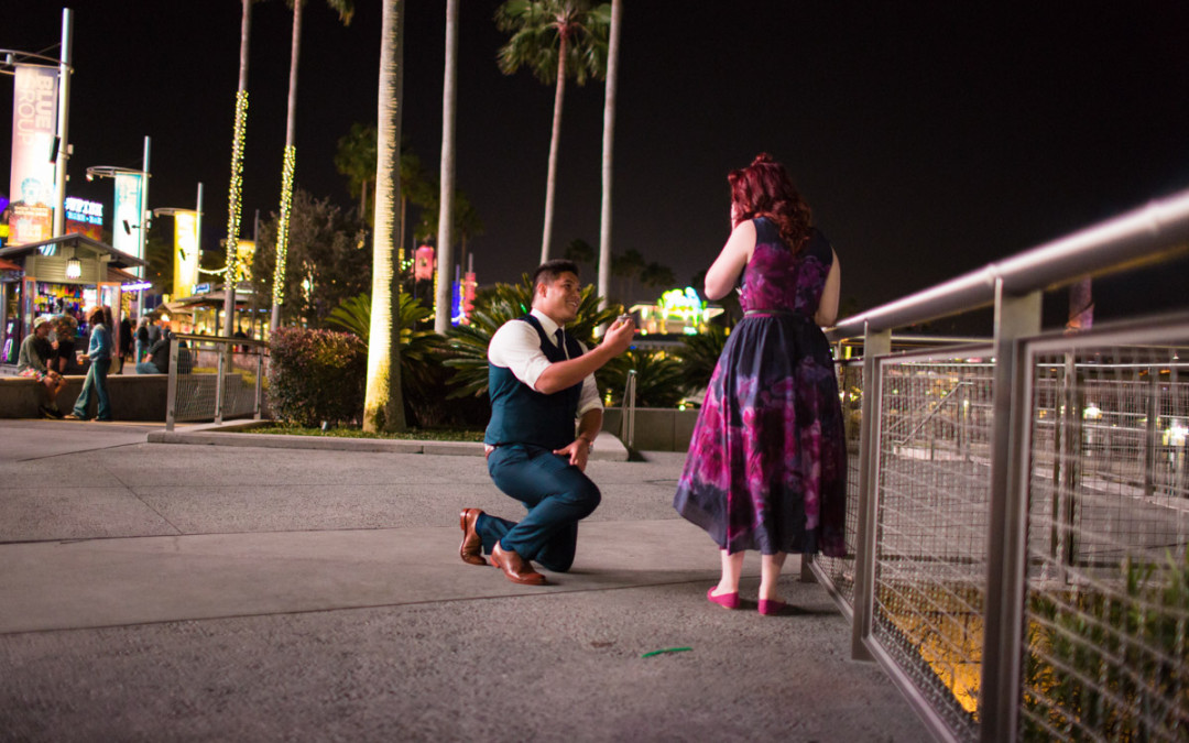 Universal City Walk Proposal | Orlando Engagement Photographer