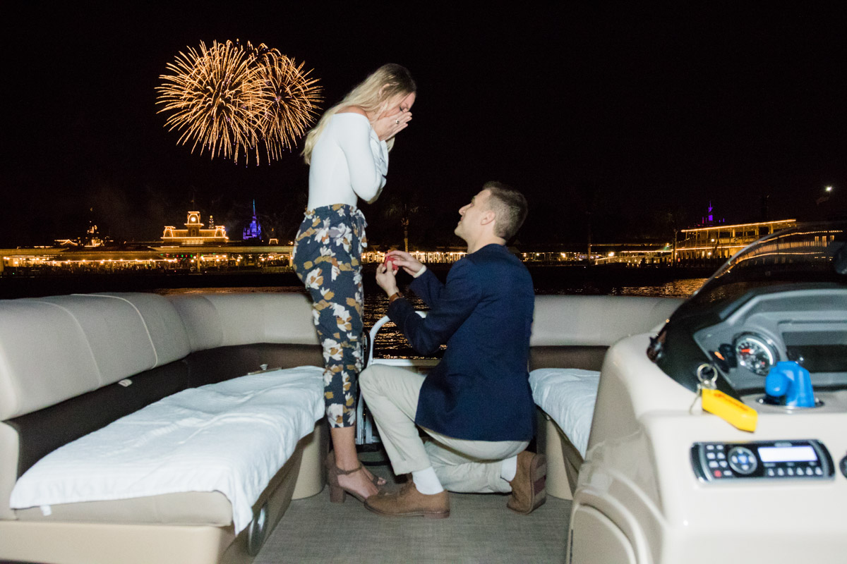 Disney Fireworks Cruise Marriage Proposal