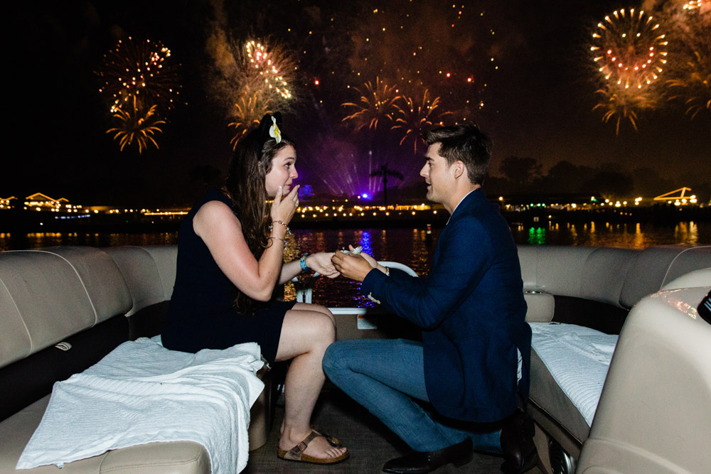 Disney World Fireworks Cruise Proposal