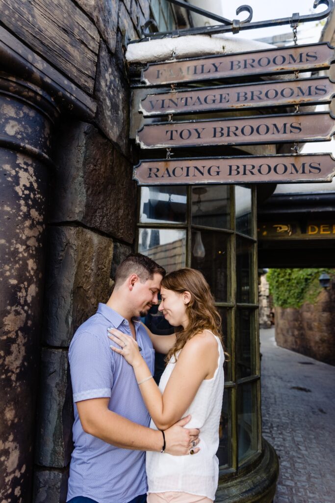 Wizarding World of Harry Potter Proposal Ty and Maya