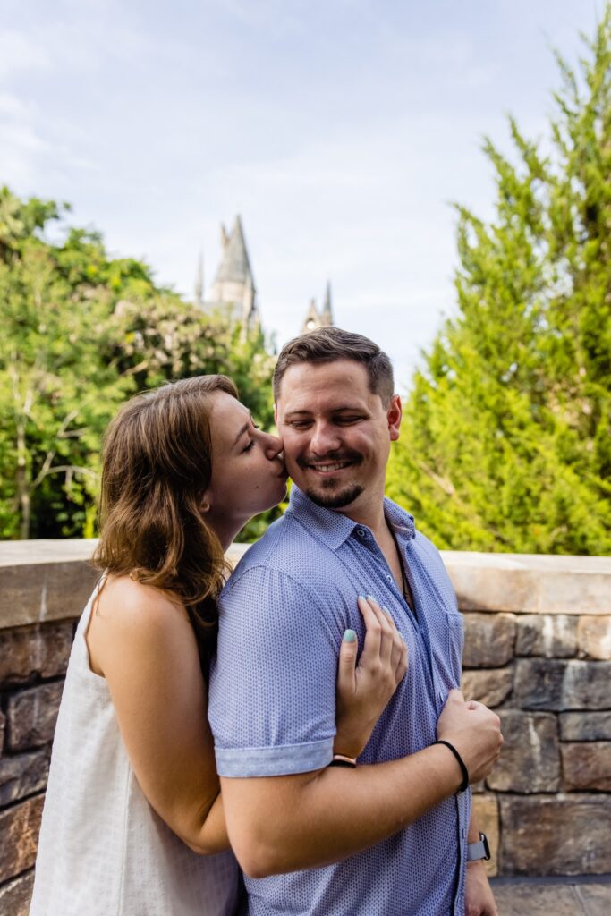 Wizarding World of Harry Potter Proposal Ty and Maya