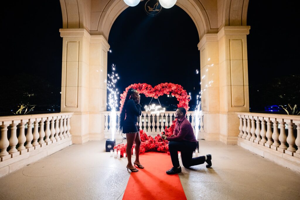 Cranes Roost Proposal Orlando Proposal Photographer