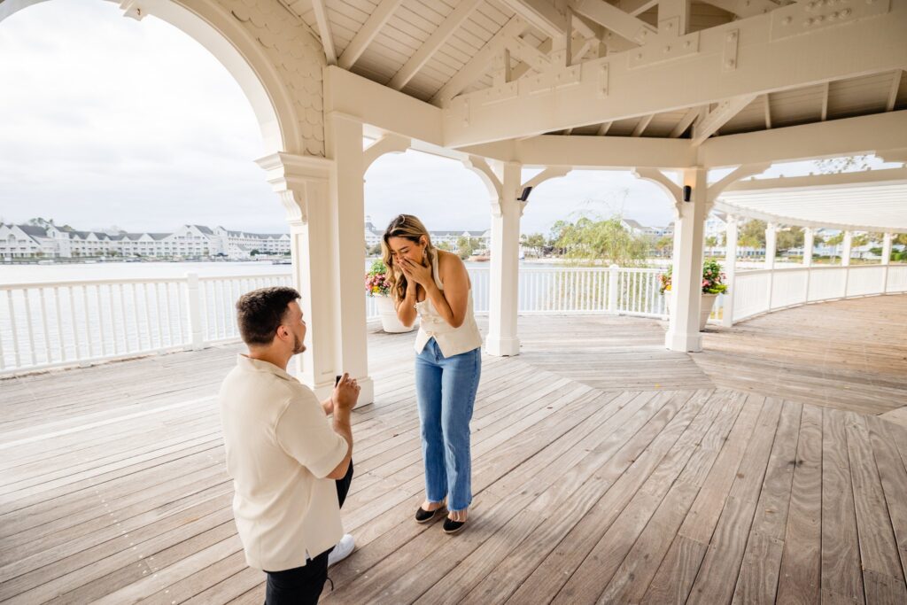 Disney Boardwalk Proposal Orlando Proposal Photographer