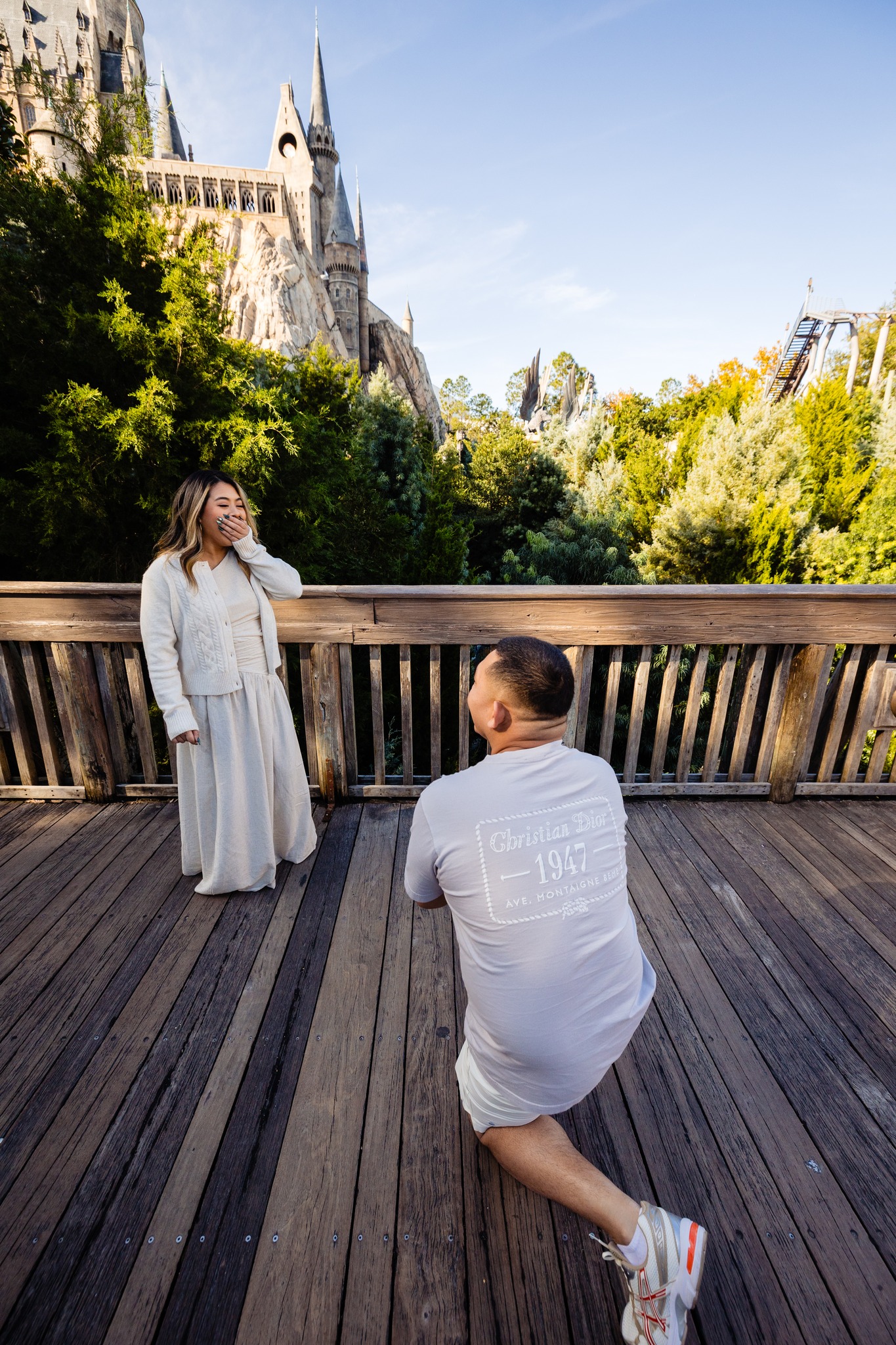 Harry Potter Proposal Orlando Proposal Photographer